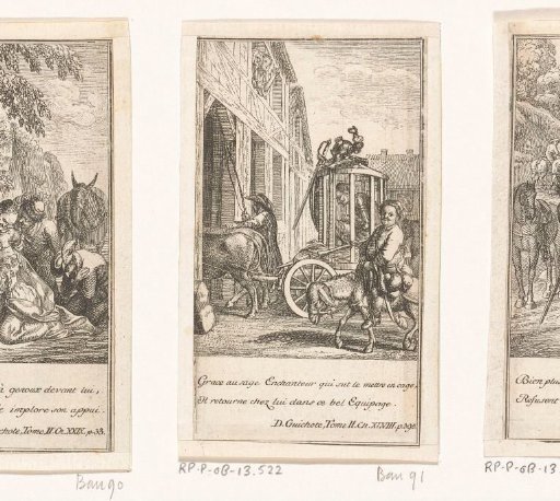 Don Quixote in an ox-cart