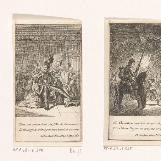 Don Quixote and the six women