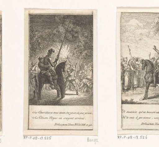 Don Quixote and Sancho Panza on Clavileño