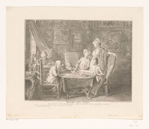 Group portrait of Daniel Nikolaus Chodowiecki and his family