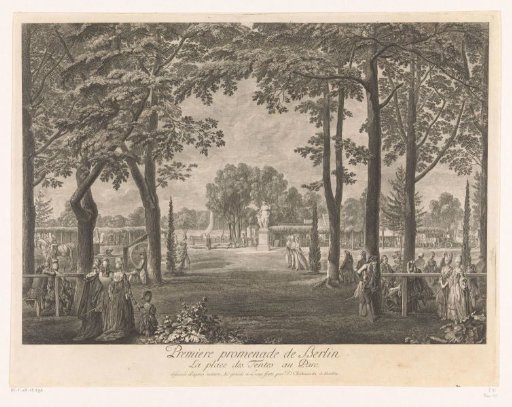 Encampment in the Tiergarten in Berlin