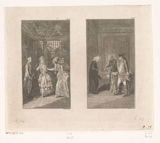 Two scenes from Sebaldus Nothanker
