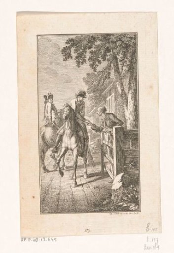 Säugling gives Sebaldus Nothanker an alms
