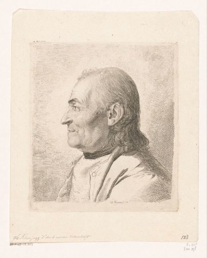 Portrait of Jakob Gujer, called Kleinjogg