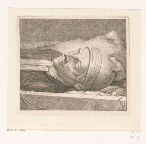 Portrait of Johann Heinrich Lavater on his deathbed