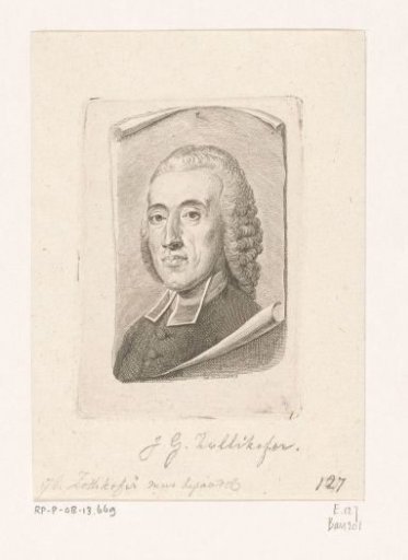Portrait of Georg Joachim Zollikofer