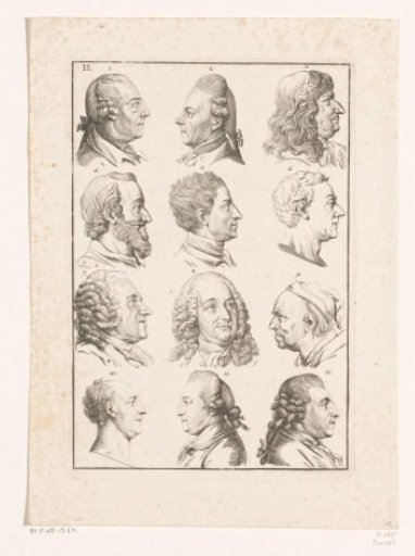Twelve heads of men