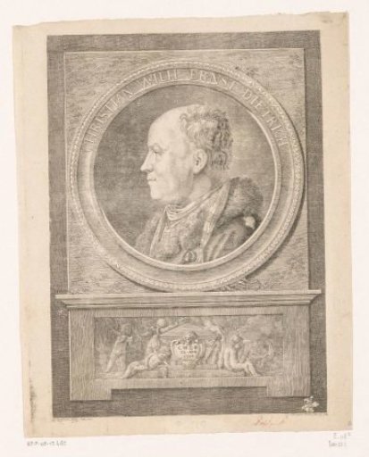 Portrait of Christian Wilhelm Ernst Dietrich