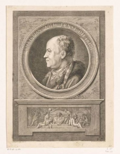 Portrait of Christian Wilhelm Ernst Dietrich