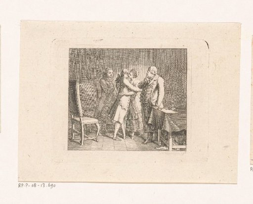 Werther Embraces Lotte
