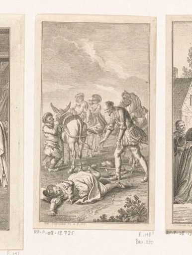 Don Quixote Helps the Peasant Woman Who Fell from Her Donkey