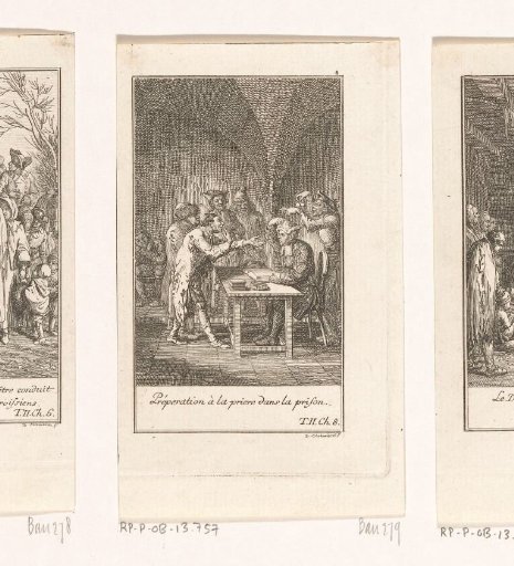 Charles Primrose mocked by his fellow prisoners
