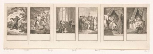 Six scenes from Gellert's Fables