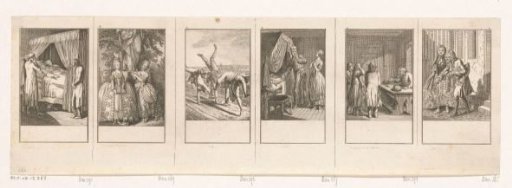 Six scenes from Gellert's Fables