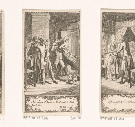 Pastor Gros in a Fight with Marjorin's Husband