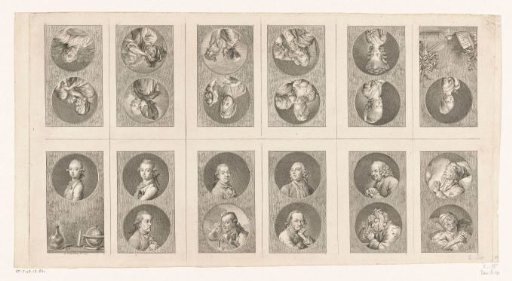 Faces of Men and Women in Different Phases of Their Life