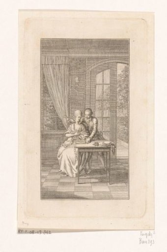 Carl Ferdiner Surprises Julie in the Summer House