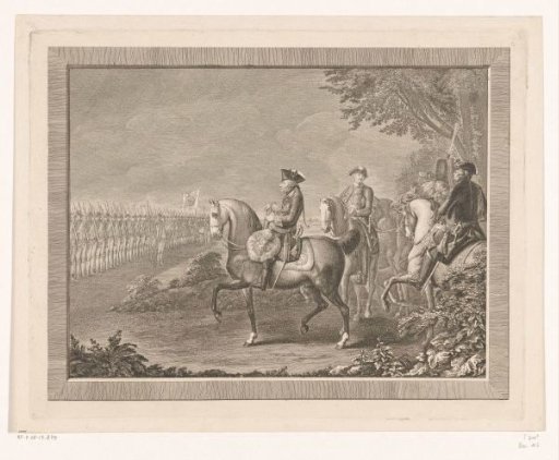 Frederick the Great Inspects the Troops