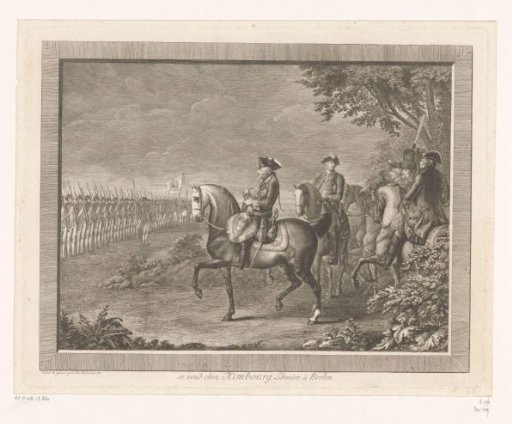 Frederick the Great Inspects the Troops