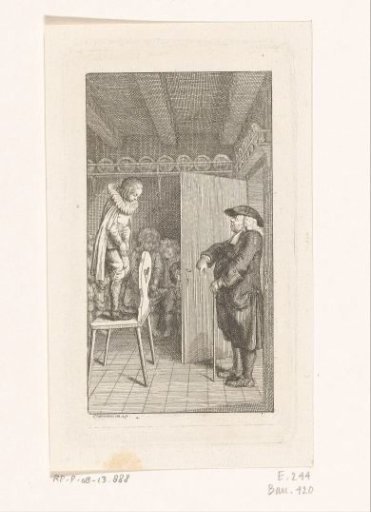 Henrich Stilling Admonished by Preacher Stollbein