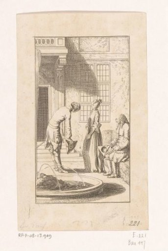 John Buncle with Miss Henley and her grandfather