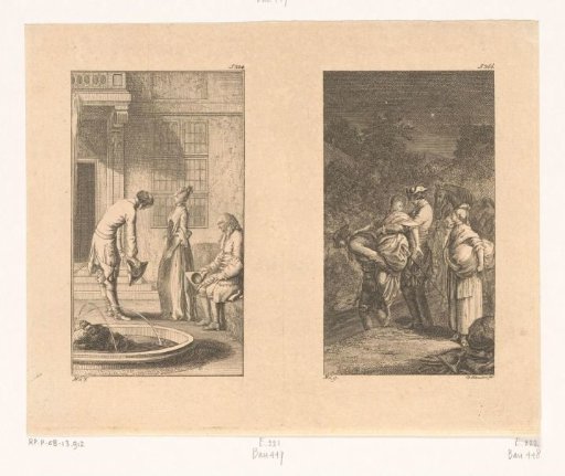 Two scenes from Leben, Bemerkungen und Meinungen Johann Bunkels