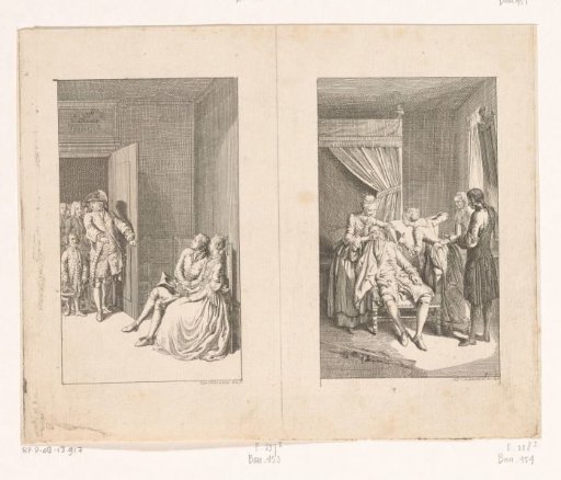 Two scenes from Leben, Bemerkungen und Meinungen Johann Bunkels