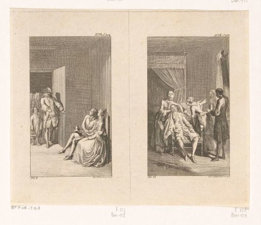Two scenes from Leben, Bemerkungen und Meinungen Johann Bunkels