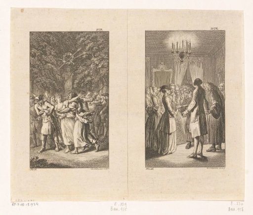 Two scenes from Leben, Bemerkungen und Meinungen Johann Bunkels