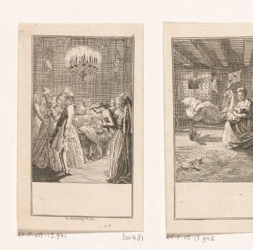 Interior with merry company