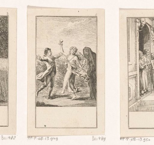 Young man with Joy and Sorrow