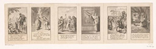 Six moralistic and satirical scenes