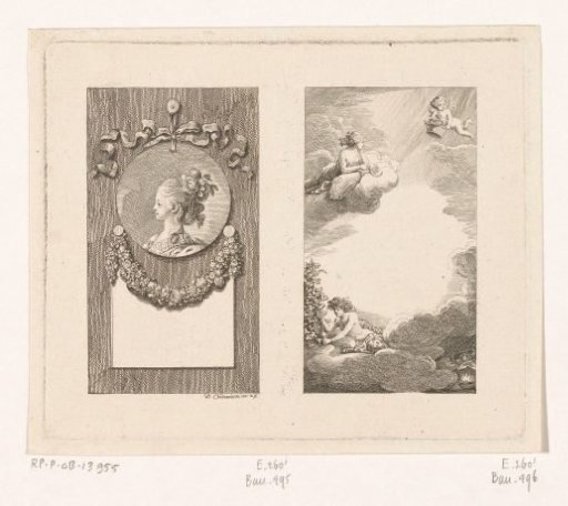 Portrait of Princess Elisabeth of the United Kingdom and Title Page with the Seasons