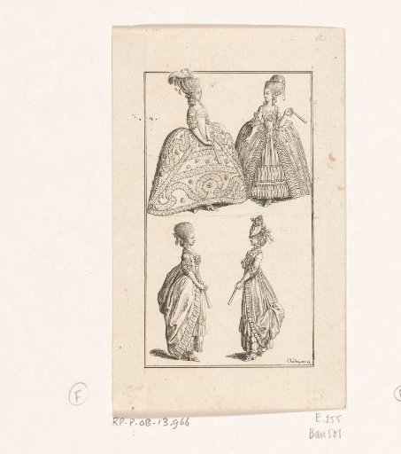 Four Ladies' Costumes
