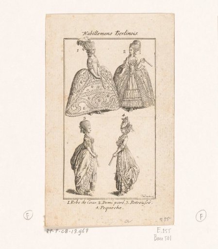 Four Ladies' Costumes
