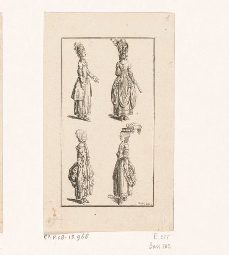 Four Ladies' Costumes