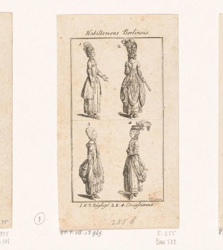 Four Ladies' Costumes
