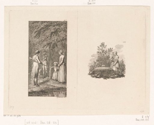 Gotthard and Alexander Hunting and Mine and Benjamin at Their Mother's Grave