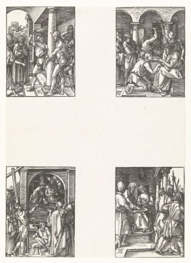 The Scourging, The Crowning with Thorns, Christ Shown to the People (Ecce homo), Pilate Washes His Hands in Innocence