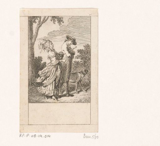 Walking Couple