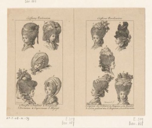 Ladies' Hairstyles and Headgear