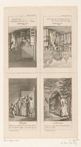 Four Scenes from Lessing's Fabeln und Erzählungen