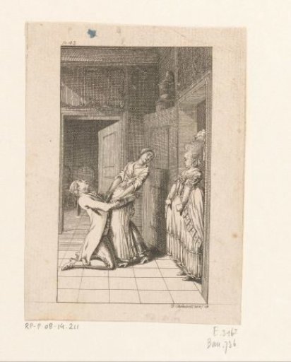 Meta catches Syrup while he is harassing a chambermaid