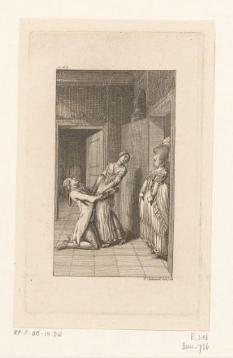 Meta catches Syrup while he is harassing a chambermaid