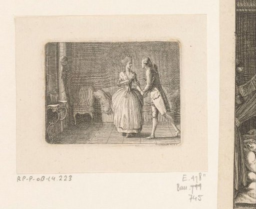 Ludwig gives Friederike a love letter
