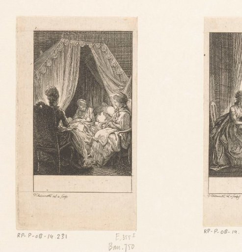 Ladies visiting a new mother