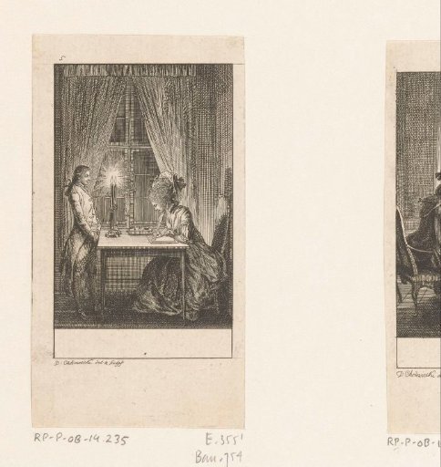 Lady writing