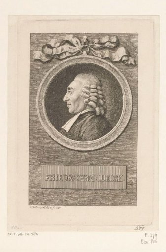Portrait of Friedrich Germanus Lüdke