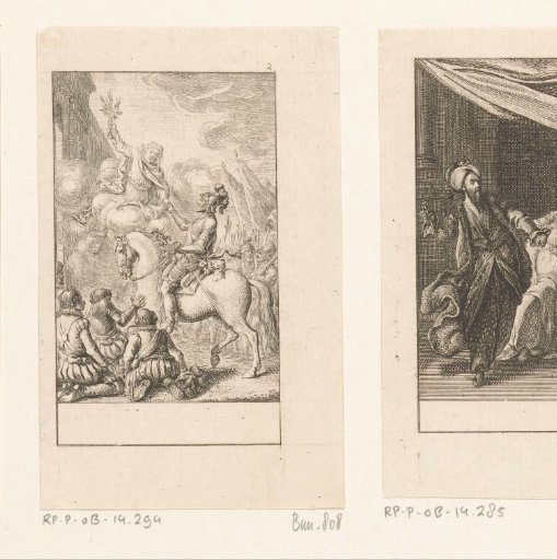 God takes Henry IV of France by the hand and ends the war