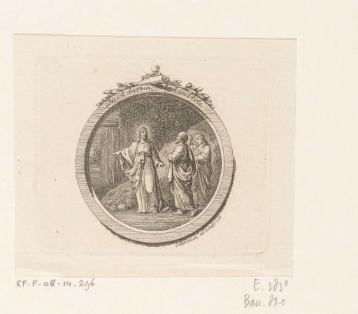 Christ on the way to the Garden of Gethsemane